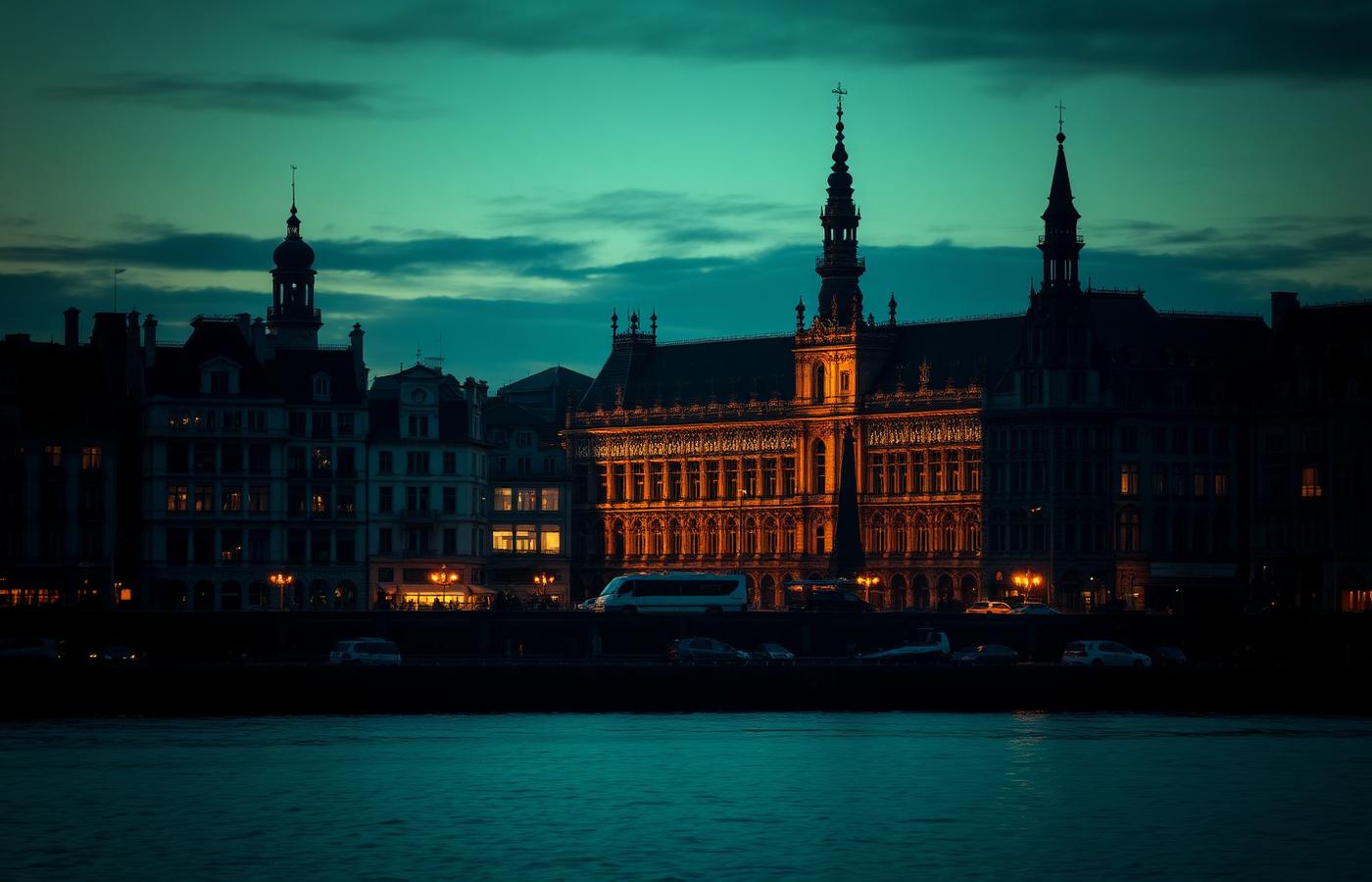 Brussels at dusk — the city where the centre is based